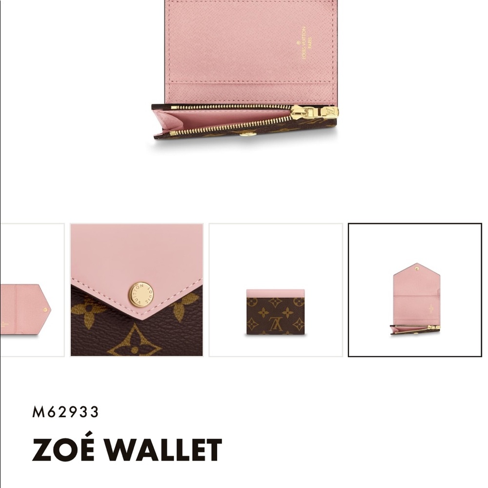 louis vuittin zoe compact wallet